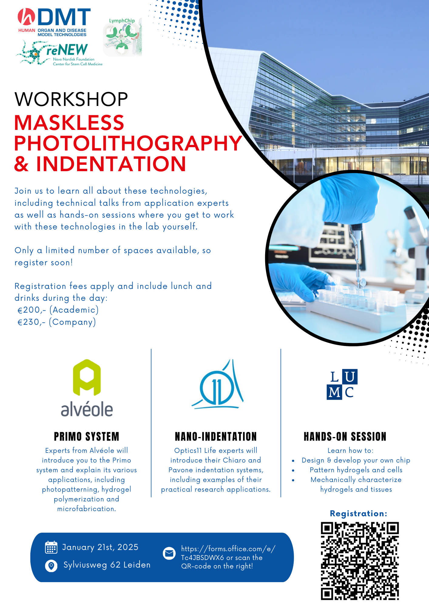 Workshop: Maskless Photolithography & Indentation