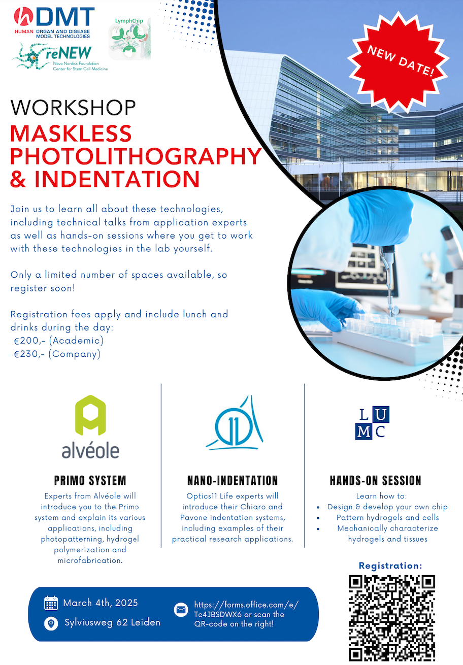 Workshop Maskless Photolitography & Indentation